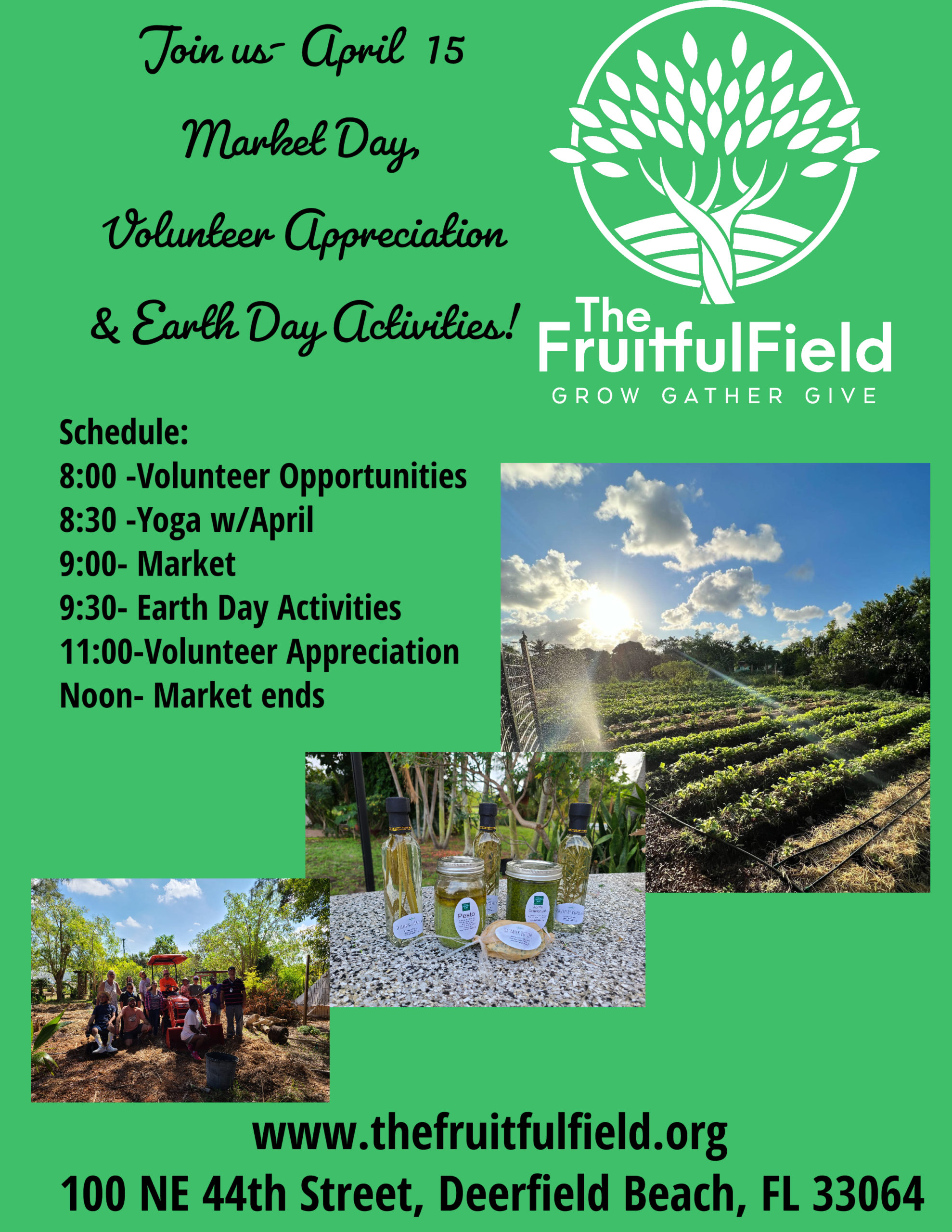 MARKET, Earth Day & Volunteer Appreciation